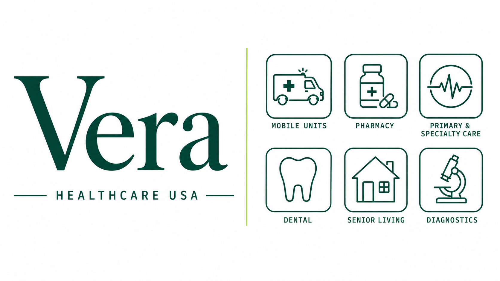 Vera Healthcare USA — six service lines