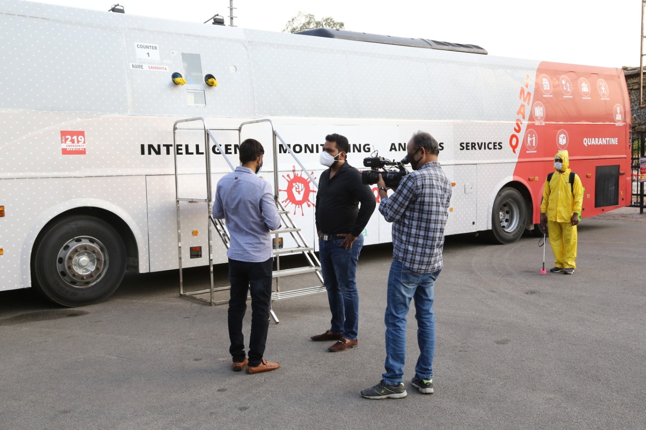 iMASQ bus context · launch day 2020