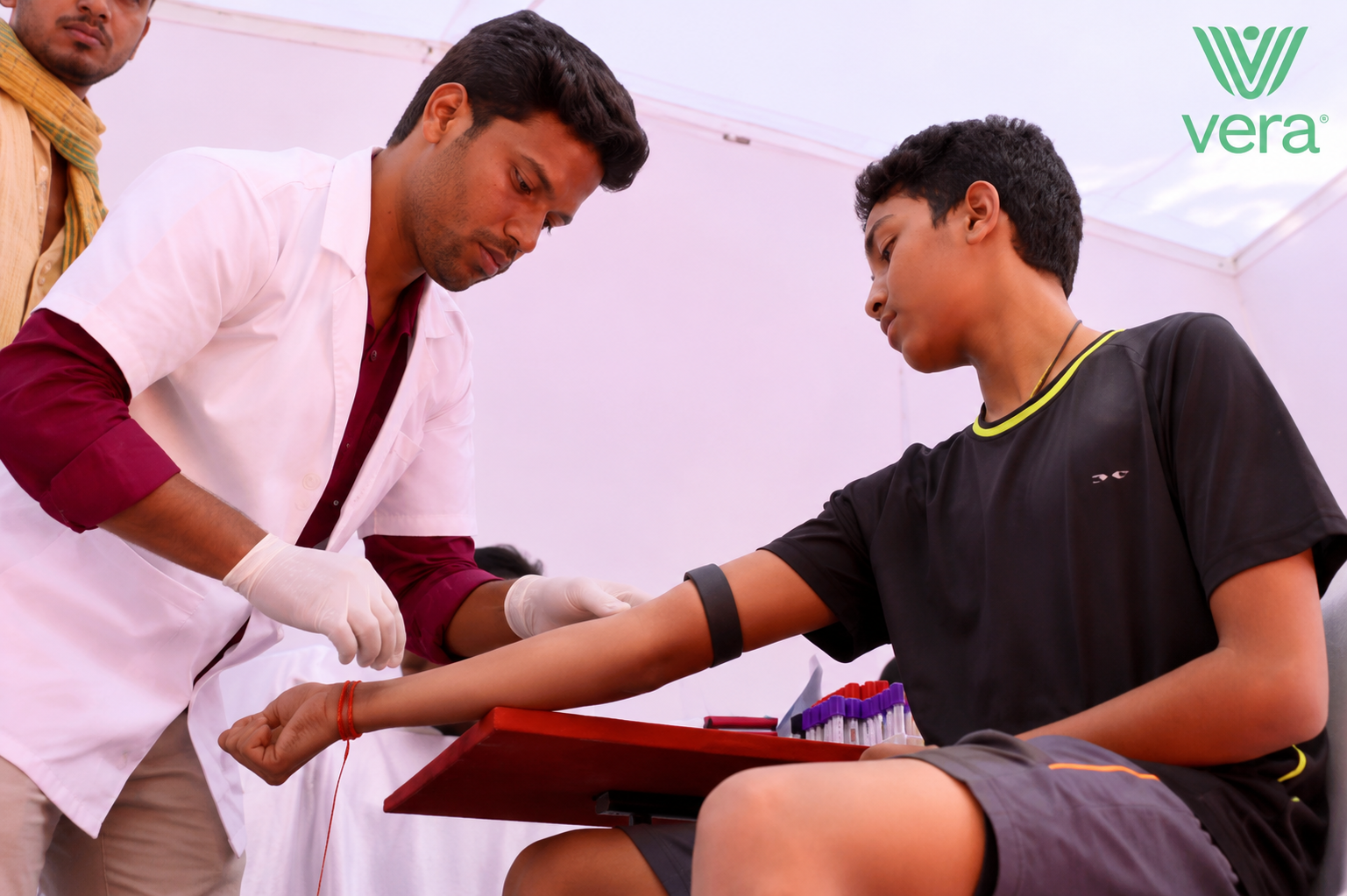 Vera x PV Sindhu Blood test campaign asset · 2020