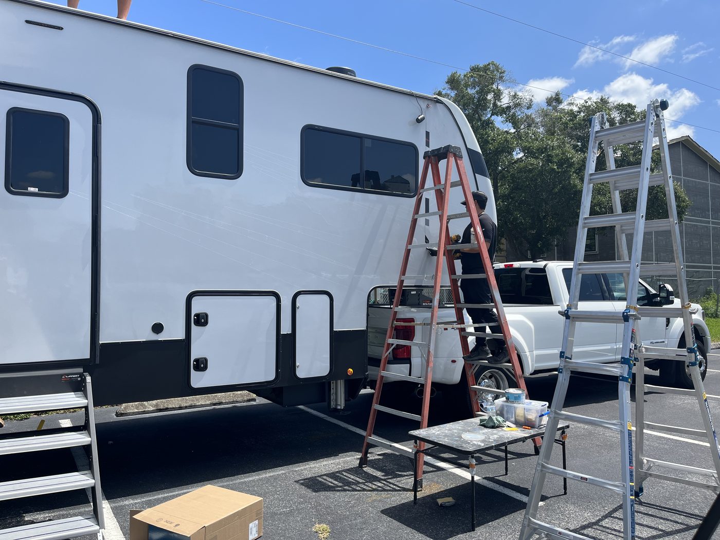 A Vera mobile unit under construction