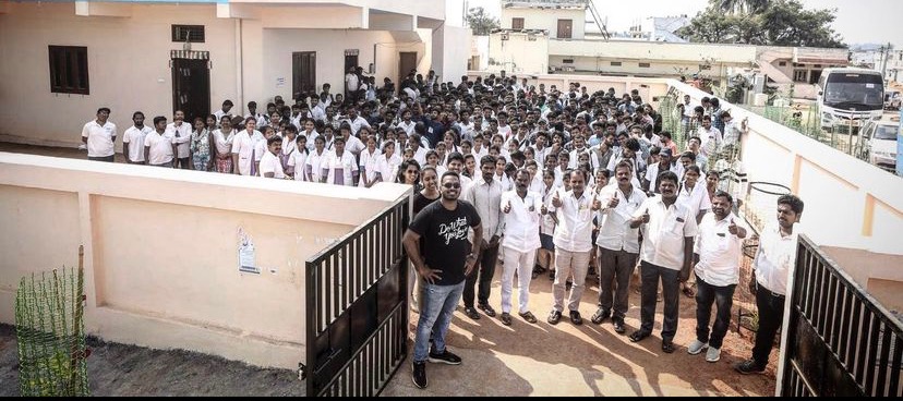 Vera's clinical workforce — nurses and lab technicians — marshalled at the deployment site for door-to-door Aarogya Telangana profiling across Medchal